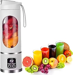Powermaster PM-25963 Taşınabilir Beyaz Smoothie Blender