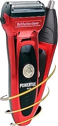 Powertec TR-250 2 in 1 Kırmızı Sakal ve Burun Kılı Tıraş Makinesi