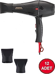 Powertec TR-701 Turbo Profesyonel 2500 W 12 Adet Fön Makinesi
