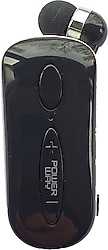 Powerway BTX61 Makaralı Mono Kulak İçi Bluetooth Kulaklık Siyah