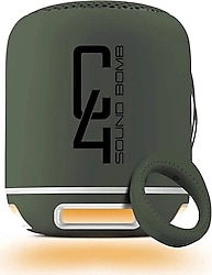 Powerway C4 5W Bluetooth Hoparlör Yeşil
