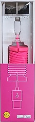 Powerway CX10 1.1 m Pembe USB to Lightning Hızlı Şarj Kablosu