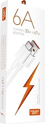 Powerway M6 1 m USB to Type-C Hızlı Şarj Kablosu