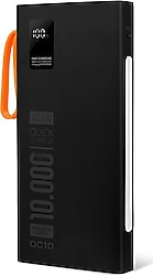 Powerway QC10 Siyah 10000 mAh Hızlı Şarj Powerbank