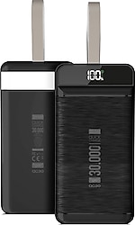 Powerway QC30 Siyah 30000 mAh Hızlı Şarj Powerbank
