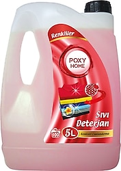 Poxy Home Renkliler Için Sıvı Çamaşır Deterjanı 5 lt