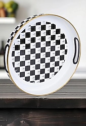 PR Home Dama 28 cm Emaye Tepsi