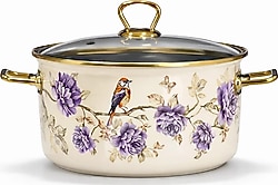 PR Home Fiorella 20 cm Emaye Kızartma Tenceresi
