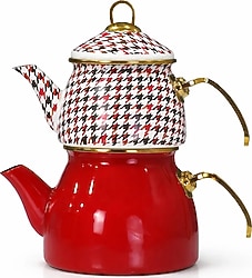 PR Home Forte Red Gold Emaye Çaydanlık