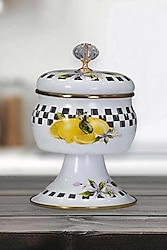 PR Home Lemon Ayaklı Emaye Şekerlik