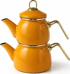 PR Home Mini Hardal Emaye Çaydanlık