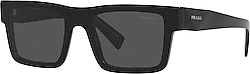 Prada PR 19WS 1AB5S0 Black-Dark Grey Erkek Güneş Gözlüğü