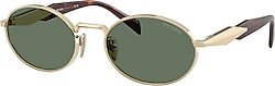 Prada PR 65ZS ZVN70L Pale Gold-Dark Green Kadın Güneş Gözlüğü