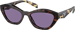 Prada PR A02S 17N50B Havana-Violet Aynalı Kadın Güneş Gözlüğü