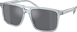 Prada PR A22S 19T175 Transparent Azure-Dark Grey Erkek Güneş Gözlüğü