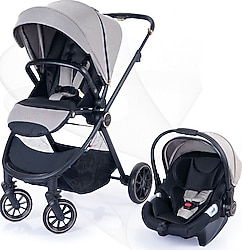 Prego 2029 Venüs Premium Bej Travel Sistem Bebek Arabası