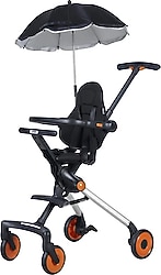 Prego 2226 Flex Turuncu Kabin Tipi Bebek Arabası
