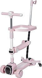 Prego Smile K602-3 Pembe 3 Tekerlekli Oturaklı Çocuk Scooter