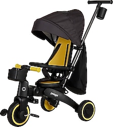 Prego T807A Evo Katlanabilir Sarı 3 Tekerlekli Bisiklet