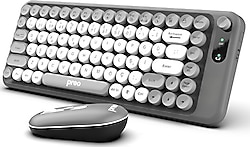 Preo K10 Antrasit Sessiz Kablosuz Klavye Mouse Seti
