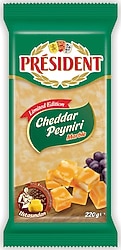 President Cheddar Marble Peyniri 220 gr