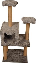 Pribor 118 cm Üç Katlı Yuvalı Kedi Tırmalama Evi
