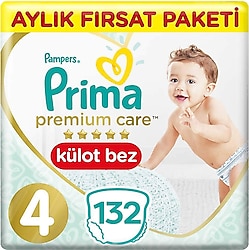 Prima Premium Care 4 Numara Maxi 44'lü 3 Adet Külot Bez