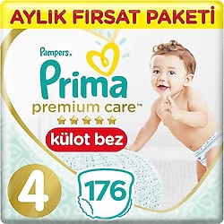 Prima Premium Care 4 Numara Maxi 44'lü 4 Adet Külot Bez