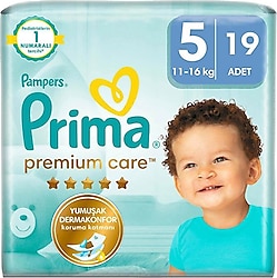 Prima Premium Care 5 Numara Junior 19'lu Bebek Bezi