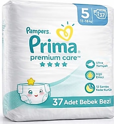 Prima Premium Care 5 Numara Junior 37'li Bebek Bezi