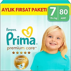 Prima Premium Care 7 Numara XX Large 80'li Bebek Bezi