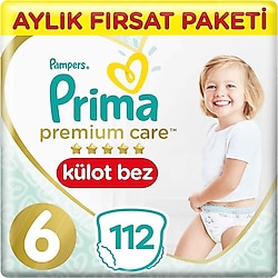 Prima Premium Care 6 Numara Extra Large 28'li 4 Adet Külot Bez