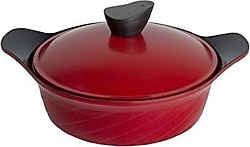 Primanova Anthony Kırmızı 24 cm Sığ Alüminyum Tencere