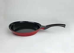 Primanova Bordain Kırmızı 24 cm Alüminyum Kızartma Tavası