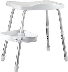 Primanova M-KV35-01 Beyaz Banyo Taburesi