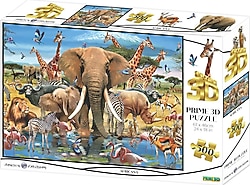 Prime 3D Afrika 500 Parça Puzzle 10455