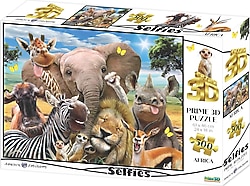 Prime 3D Afrika Selfie 500 Parça Puzzle 10061