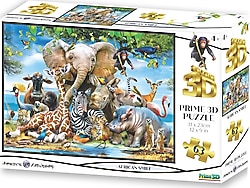 Prime 3D Afrika Smile 63 Parça Puzzle 10638