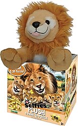 Prime 3D Aslan Peluş ve Selfie 48 Parça Puzzle 15803