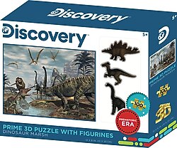 Prime 3D Dinozor Bataklığı 100 Parça Puzzle ve Figür Seti 15546