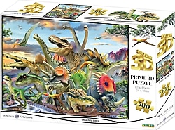 Prime 3D Dinozorlar 500 Parça Puzzle 10353
