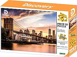 Prime 3D Discovery Brooklyn Köprüsü 300 Parça Puzzle 12090
