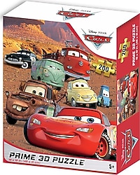 Prime 3D Disney Cars 200 Parça Puzzle 33037