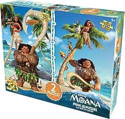 Prime 3D Disney Moana 200 Parça İkili Puzzle 10253
