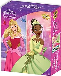 Prime 3D Disney Princess Puzzle 200 Parça 33039