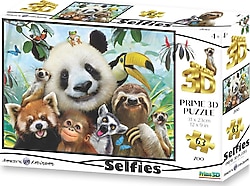 Prime 3D Hayvanat Bahçesi Selfie 63 Parça Puzzle 10541