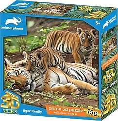 Prime 3D Kaplan Ailesi 150 Parça Puzzle 20833
