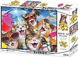 Prime 3D Kediler Partide 500 Parça Puzzle 10467