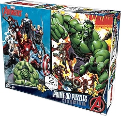 Prime 3D Marvel Avengers 200 Parça İkili Puzzle 10227