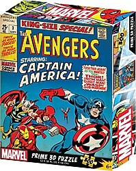 Prime 3D Marvel Comics Avengers 300 Parça Puzzle 33167